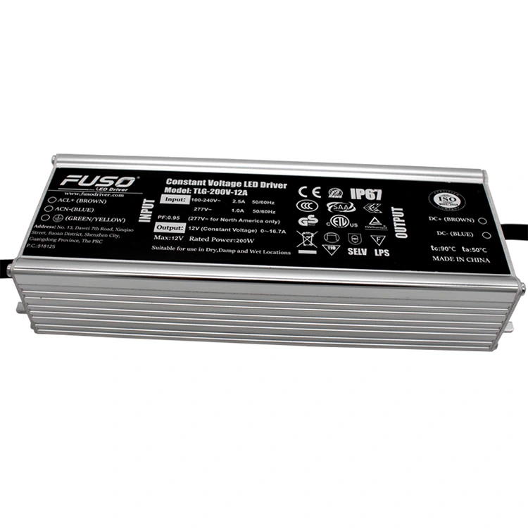 High PF 12v 200w Constant Voltage Led Driver