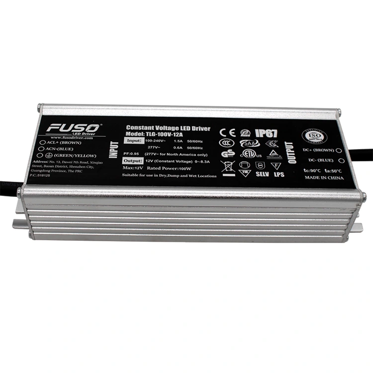 High PF 12v 100w Constant Voltage Led Driver