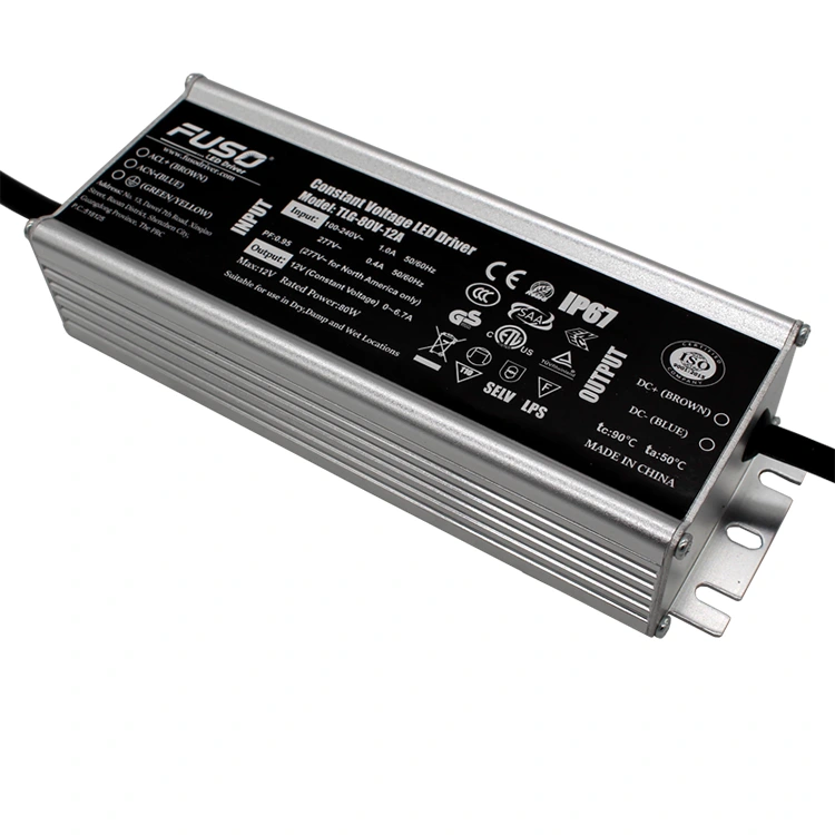 High Pf 24v 80w Constant Voltage Led Power Supply